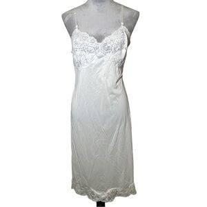 Elegant White Lace Slip Dress